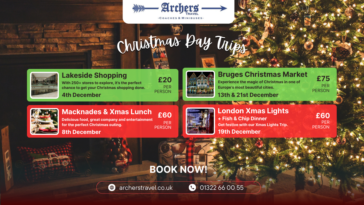 christmas coach day trips