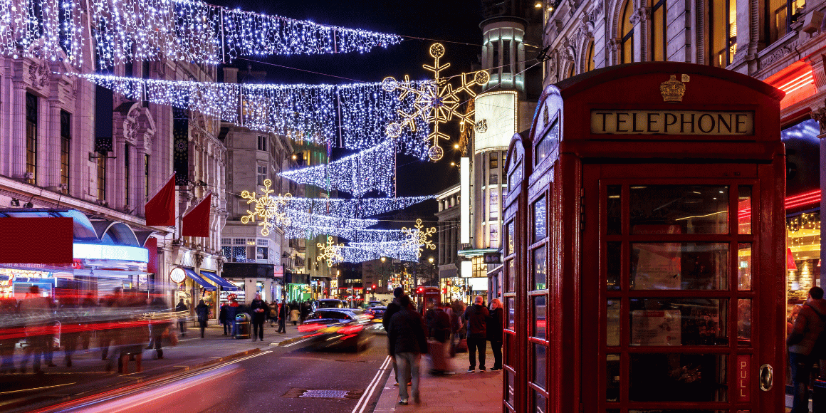 London Christmas Lights Coach Trip