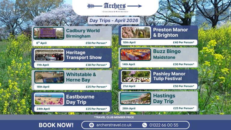 april coach day trips